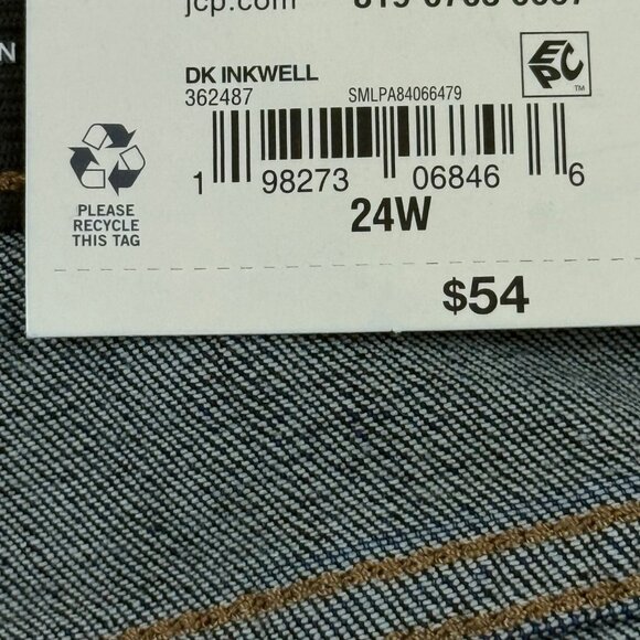 St Johns Bay Women's Stretch High-Rise Flare Jeans Plus Sz 24W Tummy Control NWT - Picture 12 of 12